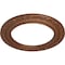 Ekena Millwork Andrea Ceiling Medallion (Fits Canopies up to 8"), Hnd-Painted Polished Copper, 12"OD x 8"ID x 1/2"P CM12ADPOS - alternate 4